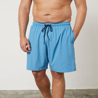 North Latitude / North Latitude Denim 4-Way Stretch Swim Shorts Swimshorts 0540 Mid Blue