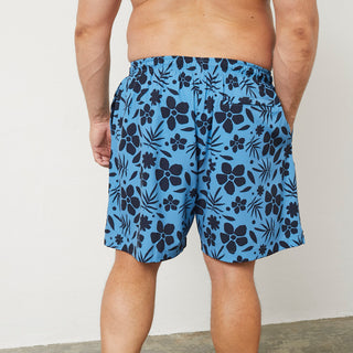 North Latitude / North Latitude Denim 4-Way Stretch Swim Shorts Swimshorts 0540 Mid Blue