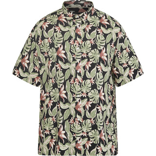 North Latitude / North Latitude Denim All over printed Viscose Shirt Shirt SS 0099 Black