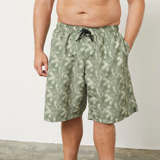 North Latitude / North Latitude Denim Board Swim Shorts Swimshorts 0660 Olive Green