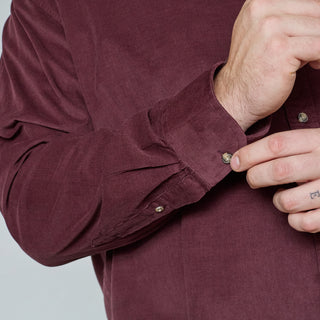 North Latitude / North Latitude Denim CORDUROY SHIRT LS Shirt LS 0370 Aubergine