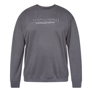 North Latitude / North Latitude Denim CREWNECK SWEATSHIRT Sweatshirt 0080 Dark Grey Charcole