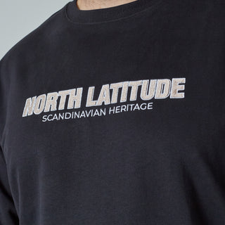 North Latitude / North Latitude Denim CREWNECK SWEATSHIRT Sweatshirt 0099 Black
