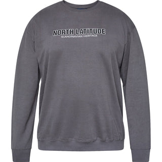 North Latitude / North Latitude Denim CREWNECK SWEATSHIRT Sweatshirt 0080 Dark Grey Charcole