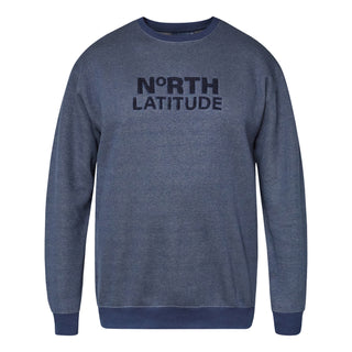 North Latitude / North Latitude Denim CREWNECK YD SWEAT Sweatshirt 0580 Navy melange