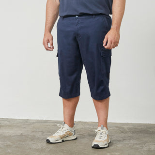 North Latitude / North Latitude Denim Cargo Comfort Fit Capri Shorts 0580 Navy Blue