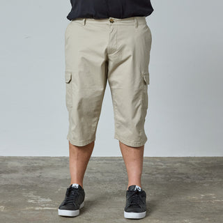 North Latitude / North Latitude Denim Cargo Comfort Fit Capri Shorts 0730 SAND