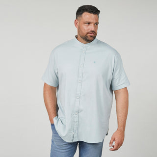 North Latitude / North Latitude Denim China Collar Shirt w/stretch Shirt SS 2259 Dust Blue