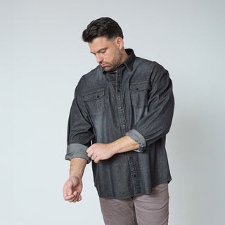North Latitude / North Latitude Denim DENIM SHIRT LS Shirt LS 0099 Black