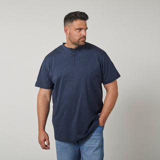 North Latitude / North Latitude Denim Granddad t-shirt T-shirt 0580 Navy Blue