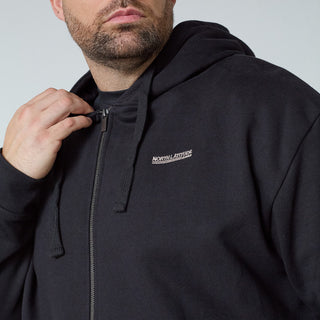 North Latitude / North Latitude Denim HEAVY SWEAT HOOD CARDIGAN Sweat Jacket 0099 Black