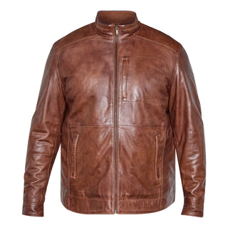 North Latitude / North Latitude Denim LEATHER JACKET Jacket 0742 Copper Brown