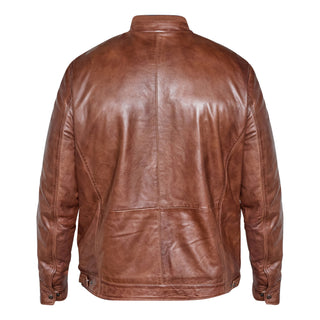 North Latitude / North Latitude Denim LEATHER JACKET Jacket 0742 Copper Brown