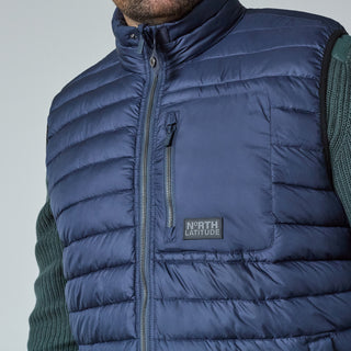 North Latitude / North Latitude Denim LIGHT WEIGHT VEST Vest 0580 Navy Blue