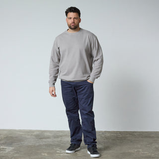 North Latitude / North Latitude Denim Light sweat with structure T-shirt LS 0040 Mid Grey