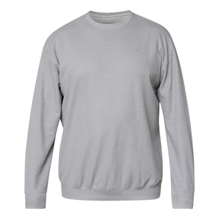North Latitude / North Latitude Denim Light sweat with structure T-shirt LS 0040 Mid Grey