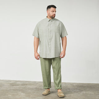 North Latitude / North Latitude Denim Linen Comfort Fit Pants Pants 0660 Olive Green