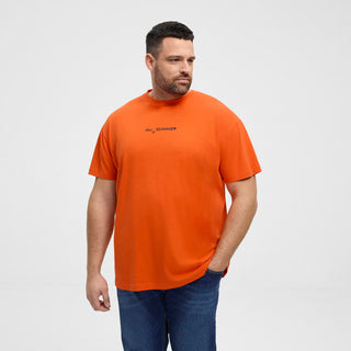 North Latitude / North Latitude Denim NORTH LATITUDE denim printed t-shirt T-shirt 0200 Orange