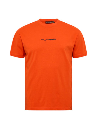 North Latitude / North Latitude Denim NORTH LATITUDE denim printed t-shirt T-shirt 0200 Orange