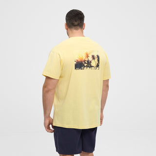 North Latitude / North Latitude Denim NORTH LATITUDE denim printed t-shirt T-shirt 0408 Yellow