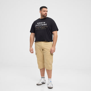 North Latitude / North Latitude Denim NORTH capri shorts w/elastic waist Shorts 0730 SAND