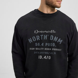 North 56°4 / North 56Denim North 56Denim Logo sweat Sweatshirt 0099 Black