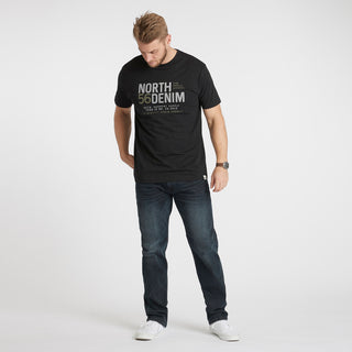 North 56°4 / North 56Denim North 56Denim Printed T-shirt T-shirt 0099 Black