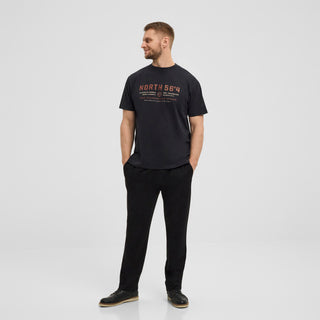 North 56°4 / North 56Denim North 56°4 Printed T-shirt T-shirt 0099 Black