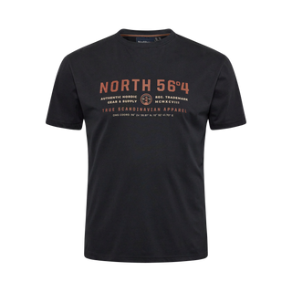 North 56°4 / North 56Denim North 56°4 Printed T-shirt T-shirt 0099 Black