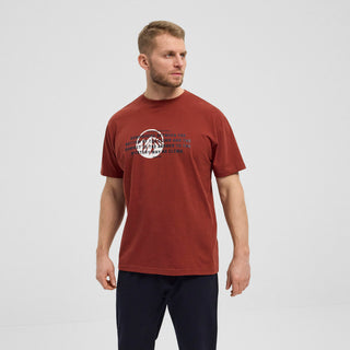 North 56°4 / North 56Denim North 56°4 Printed T-shirt T-shirt 0739 Rust