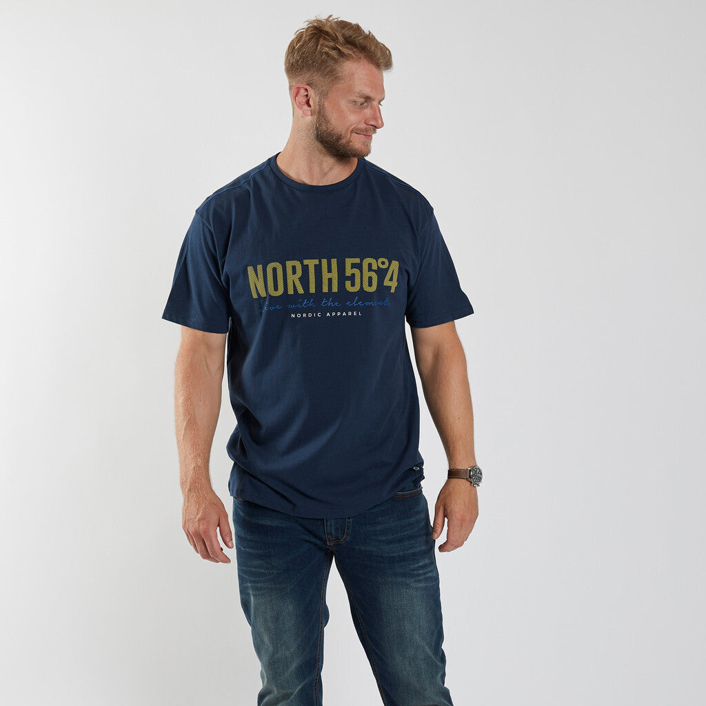 99865 T-shirt 0580 Navy Blue fra North 56°4