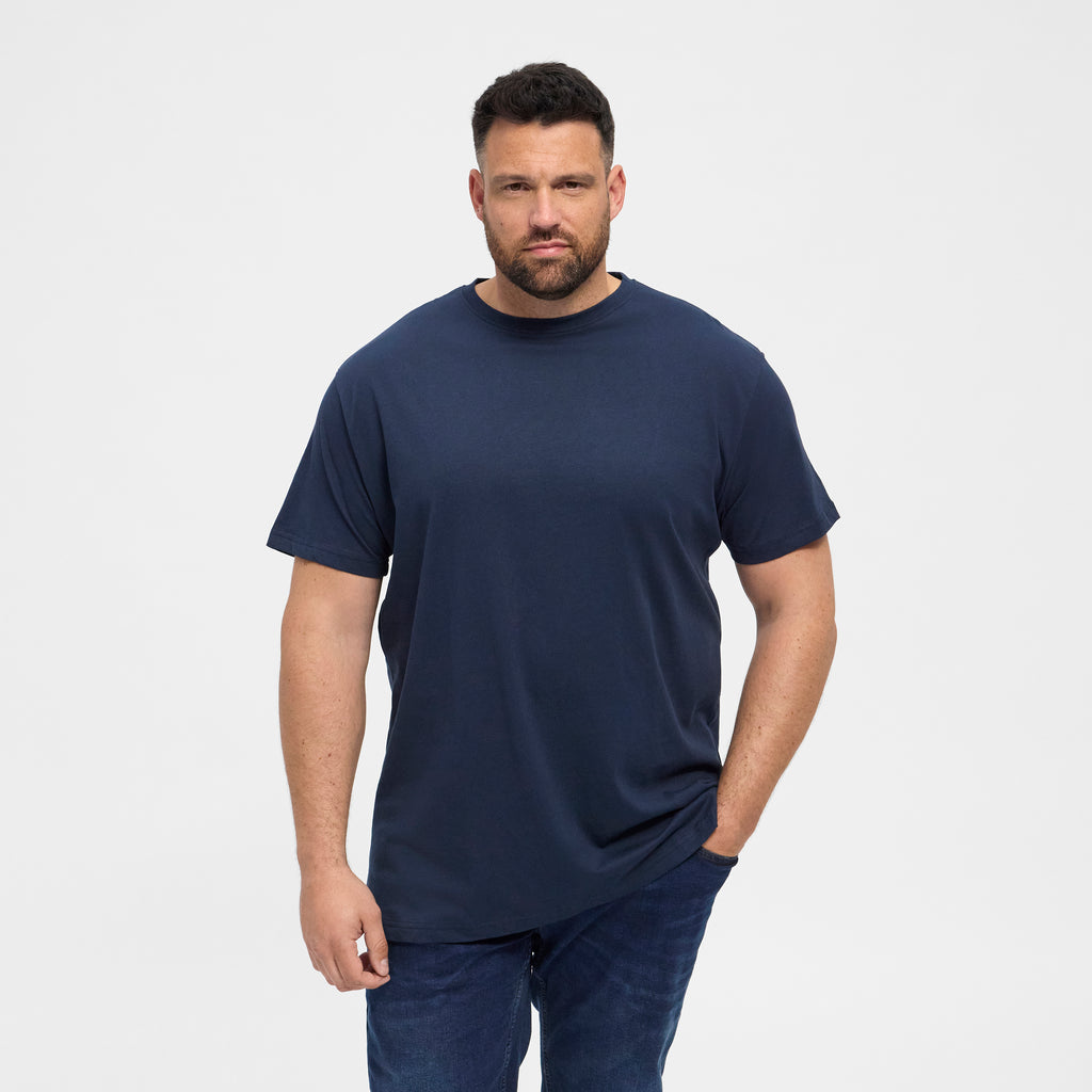 99110 T-shirt 0580 Navy Blue fra North Latitude Denim