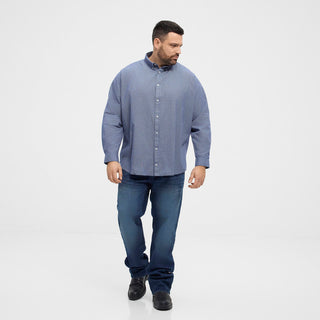 North Latitude / North Latitude Denim North Latitude Denim checked shirt Shirt LS 0581 Night Sky