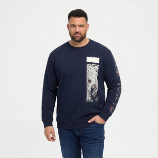 North Latitude / North Latitude Denim North Latitude Denim printed sweat Sweatshirt 0581 Night Sky