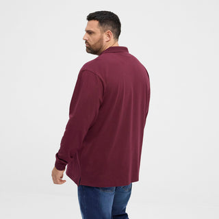 North Latitude / North Latitude Denim North Latitude Pique polo superflex LS Polo LS 0380 Bordeaux