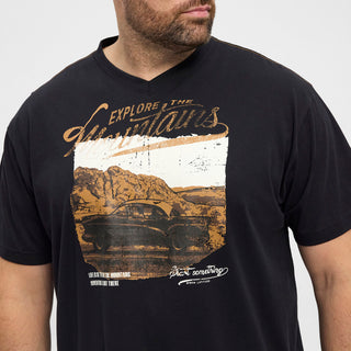 North Latitude / North Latitude Denim North Latitude Printed T-shirt T-shirt 0099 Black