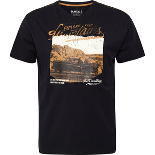 North Latitude / North Latitude Denim North Latitude Printed T-shirt Tall T-shirt 0099 Black