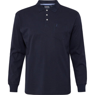 North Latitude / North Latitude Denim North Latitude Structured polo LS Tall Polo LS 0581 Night Sky