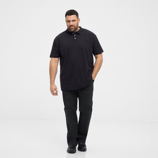 North Latitude / North Latitude Denim North Latitude Structured polo SS Polo SS 0099 Black