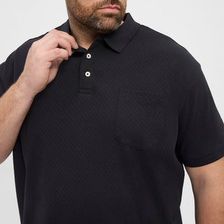 North Latitude / North Latitude Denim North Latitude Structured polo SS Polo SS 0099 Black