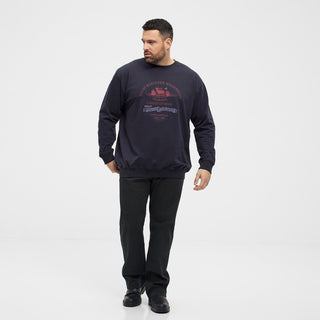 North Latitude / North Latitude Denim North Latitude Sweat with embroidery Sweatshirt 0581 Night Sky