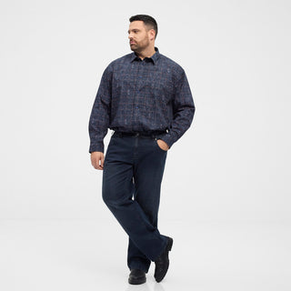 North Latitude / North Latitude Denim North Latitude allover printed shirt Shirt LS 0581 Night Sky