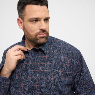 North Latitude / North Latitude Denim North Latitude allover printed shirt Shirt LS 0581 Night Sky