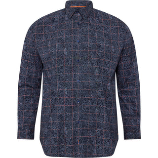 North Latitude / North Latitude Denim North Latitude allover printed shirt Tall Shirt LS 0581 Night Sky