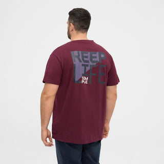 North Latitude / North Latitude Denim North Latitude back Printed T-shirt T-shirt 0380 Bordeaux