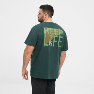 North Latitude / North Latitude Denim North Latitude back Printed T-shirt T-shirt 2573 Bottle Green