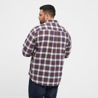 North Latitude / North Latitude Denim North Latitude brushed Checked shirt Shirt LS 0380 Bordeaux