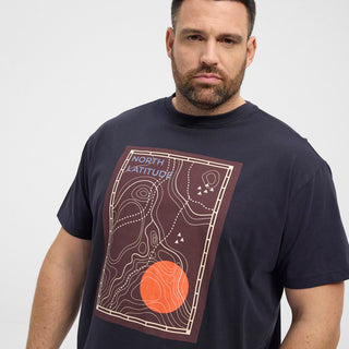 North Latitude / North Latitude Denim North Latitude printed T-shirt T-shirt 0581 Night Sky