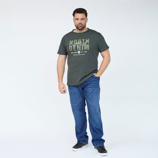 North Latitude / North Latitude Denim North latitude Denim Printed logo tee T-shirt 2640 Dark Dust Green