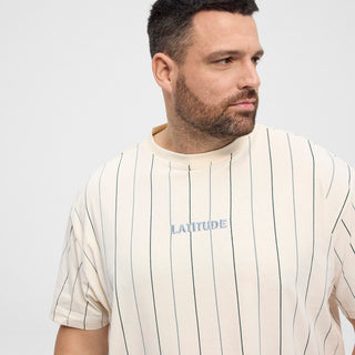 North Latitude / North Latitude Denim North latitude Denim Striped tee T-shirt 0001 Off White